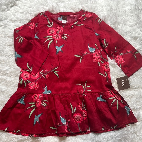 NWT- Girls Brand Tea Dress - Picture 1 of 7